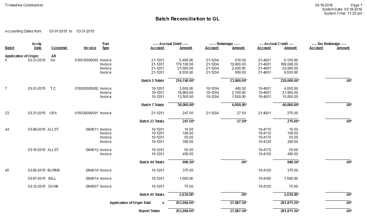 Tips for General Ledger Reconciliation in Sage 300 Construction (CRE)