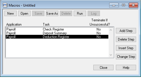 macro deduction register