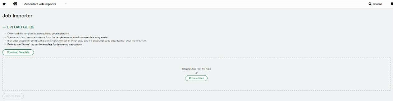 Job Importer by Accordant Software sage 300 cre payroll report